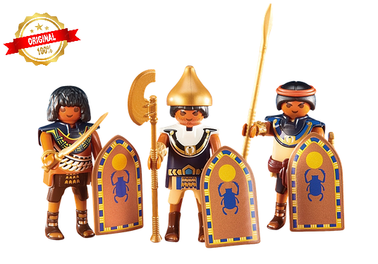 Playmobil History addon 6488 3 Egyptian Soldiers